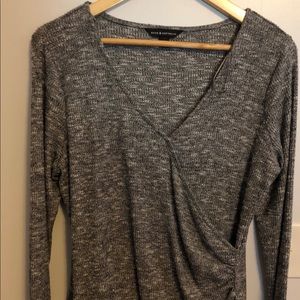 Rock & Republic grey blouse